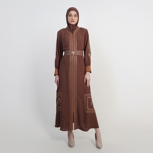 HIKMAT A9866-02 - Zahra Gold Serene Abaya