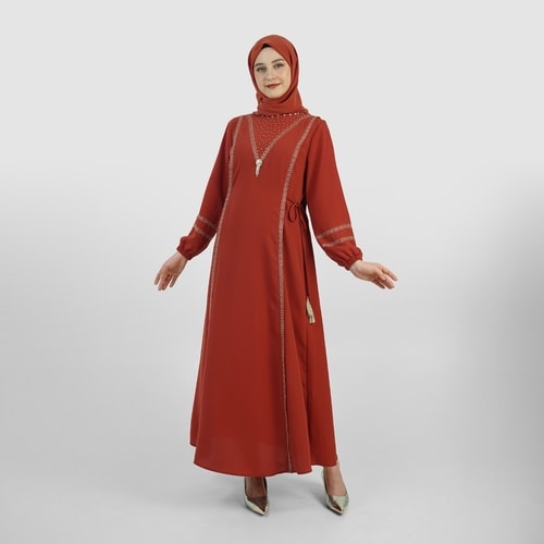 HIKMAT A9828 - Nasma Pearl Abaya