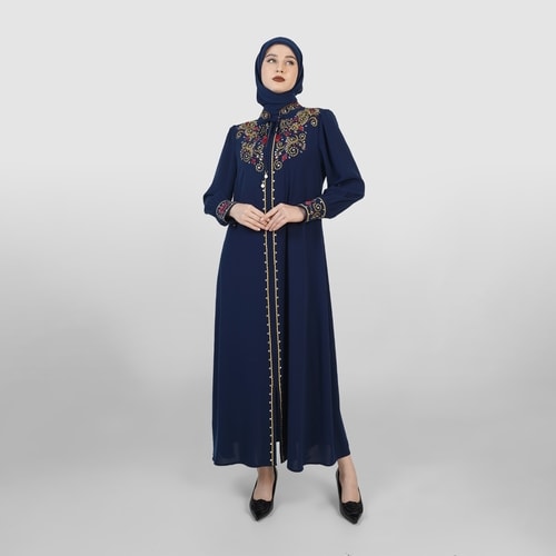 HIKMAT A4587 - Fioreline Vein Abaya