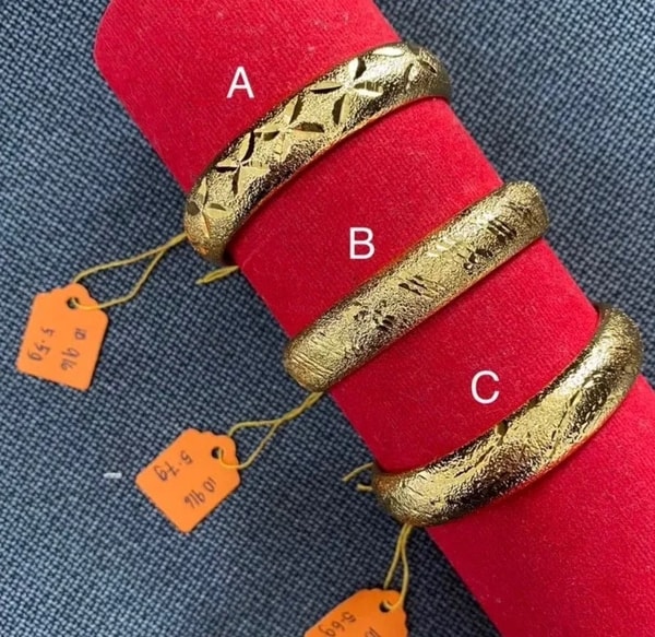 Bangle Emas Indonesia Cop 916