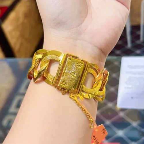 Gelang Rantai Tangan Coco Qing Emas Indonesia Cop 916