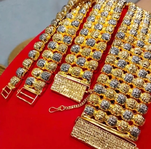 Gelang Rantai Tangan Rotibun Emas Indonesia Cop 916