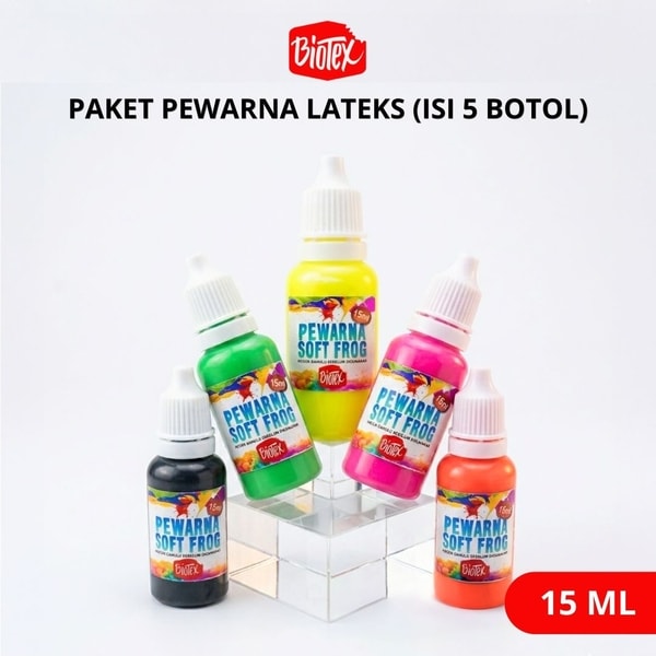 #PewarnaLateksSoftFrog #PewarnaSoftFrogBiotex #PaketPewarnaLateks15ml #PewarnaSoftLure5Botol #PewarnaBiotexSoftFrog #PewarnaLureCustomBiotex #PewarnaLureIkanGabus #PewarnaSoftFrogDIY #PewarnaAlatPancingGabus