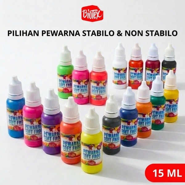 #BiotexPewarnaLateks #PewarnaLateksSoftFrog #BiotexSoftFrog #PewarnaLateks15ml #Biotex15ml #PewarnaLateksBiotex #SoftFrogPewarna #PewarnaLateksSoftFrog15ml #BiotexPewarna #LateksPewarnaBiotex