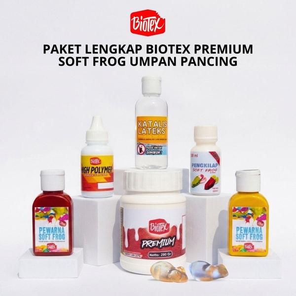 #PaketLengkapLateksPremium #LateksPremiumBiotex #BahanBikinSoftFrog #KerajinanUmpanPancingBuatan #PaketPremiumSoftFrog #BahanUmpanPancingBiotex #PaketDIYUmpanPancing #BahanPembuatSoftLure #LateksBiotex #UmpanPancingSoftFrog