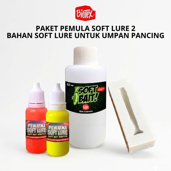 #BiotexPaketPemula #SoftLure2SBA #UmpanPancingBuatan #KerajinanPancing #PancingDIY #HobiMancing #UmpanKreatif #FishingCrafts #KreativitasPancing #PancingBerkualitas #SoftLureDIY #UmpanPancingSederhana #KaryaPancing #PaketPemula #HasilKarya
