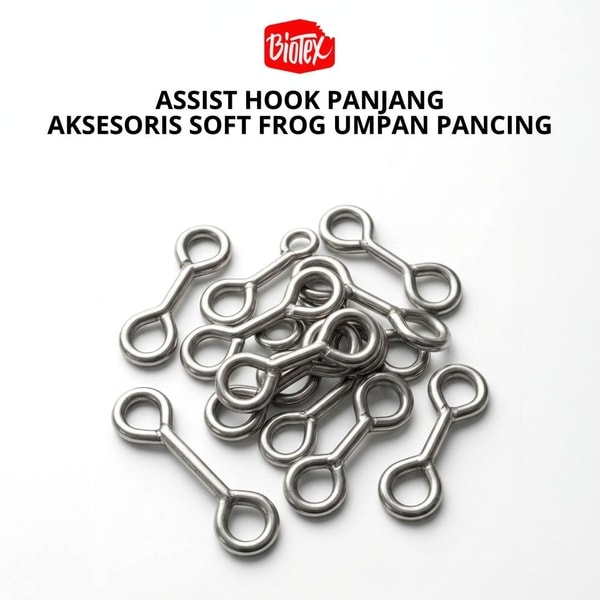 #AssistHook #AksesorisSoftFrog #PerlengkapanMancing #KomponenSoftFrog
