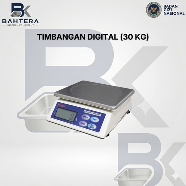 timbangan digital 30 kg, timbangan digital, timbangan elektronik 30 kg, timbangan dapur digital, timbangan makanan digital, timbangan industri makanan, timbangan catering, timbangan restoran, timbangan rumah sakit, timbangan pemorsian makanan, timbangan mbg, kitchen equipment indonesia, supplier kitchen equipment, pabrik kitchen equipment, peralatan dapur stainless, timbangan presisi tinggi, timbangan bahan makanan, makanan bergizi gratis, badan gizi nasional, bahtera kitchen equipment