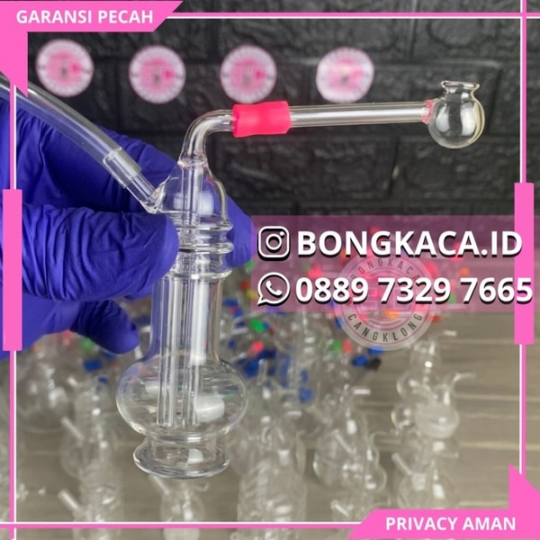 Bong Kaca Mini Kendi Dua Ulir Atas