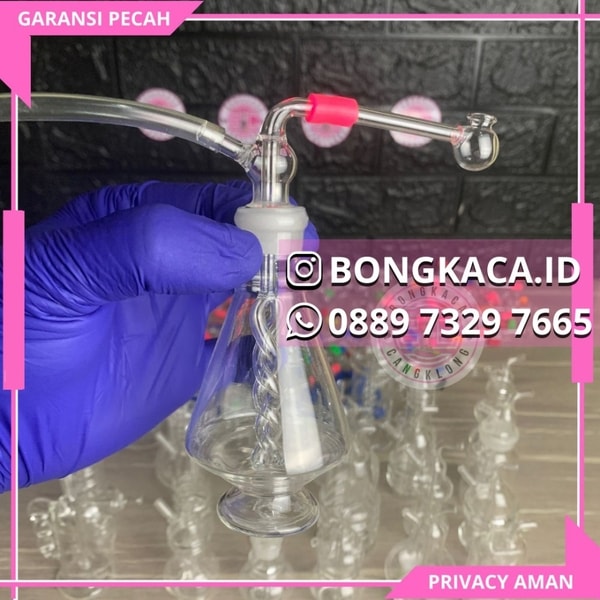 Bong Kaca Buka Tutup Vas Bunga