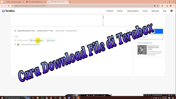 Cara Download File Di Terabox