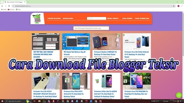 CARA DOWNLOAD FILE BLOGER TEKNISI MUSAFIR OFFICIAL