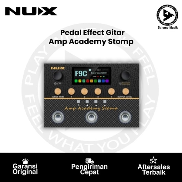 Pedal Effect Gitar NUX Amp Academy Stomp