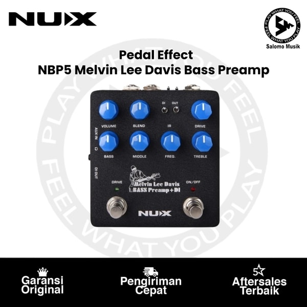 Pedal Effect NUX NBP-5 Melvin Lee Davis Bass Preamp
