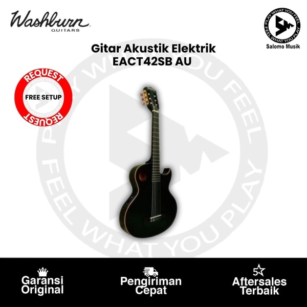 Gitar Akustik Elektrik Washburn EACT42SB AU Festival Original + Free Request Set Up