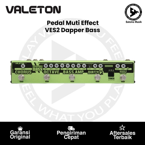 Pedal Multi Effect Valeton VES2 Dapper Bass Original