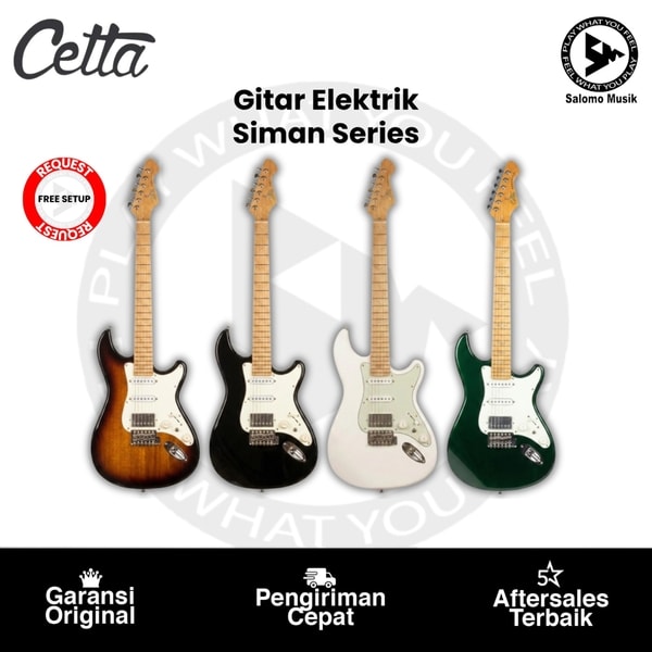 Gitar Elektrik Cetta Siman Series Varian Warna