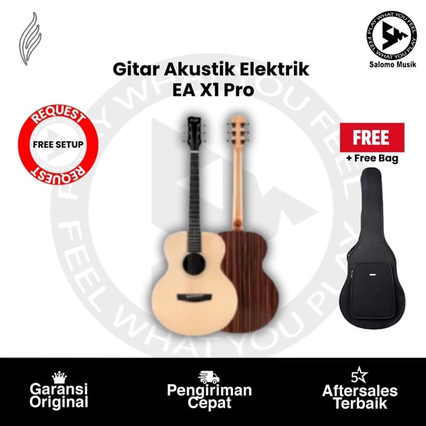 Gitar Akustik Elektrik Enya EA X1 Pro Natural