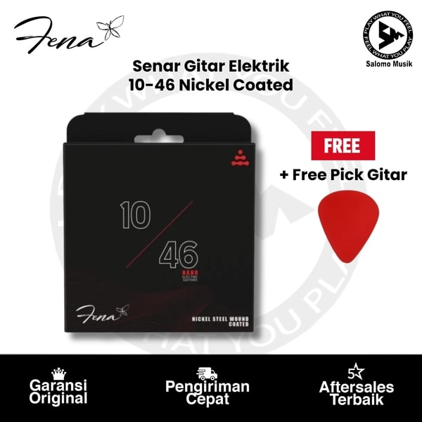 Senar Gitar Elektrik Fena 10-46 Nickel Coated Original
