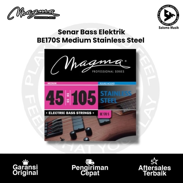 Senar Bass Elektrik Magma BE170S Medium Stainless Steel