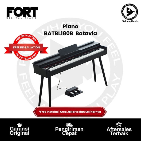Piano Fort BATBL180B Batavia Black