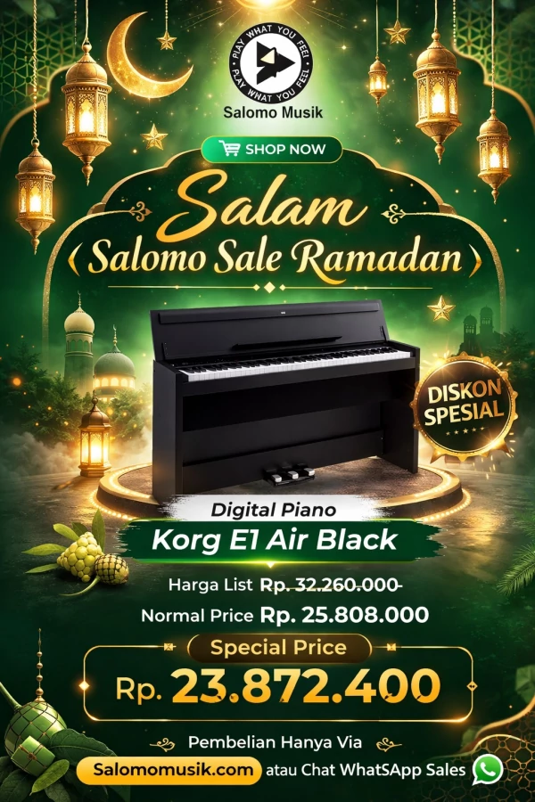 Digital Piano Korg E1 Air Real Weighted Hammer Action 88 Keys Japan Original