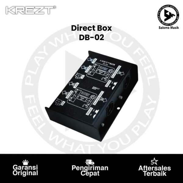 Direct Box KREZT DB-02 Direct Box Passive Stereo Original