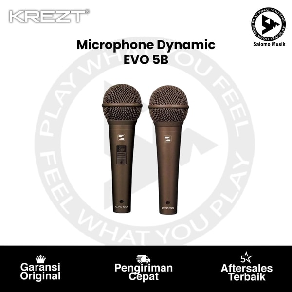Microphone Dynamic Condenser KREZT EVO 5B Original