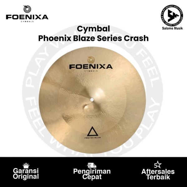 Cymbal FOENIXA Phoenix Blaze Series Crash Varian Ukuran Original