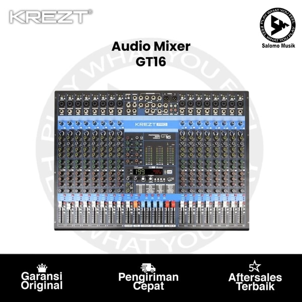 Audio Mixer KREZT GT16 DSP Effect Professional Mixer Original