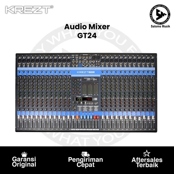 Audio Mixer KREZT GT24 DSP Effect Professional Mixer Original