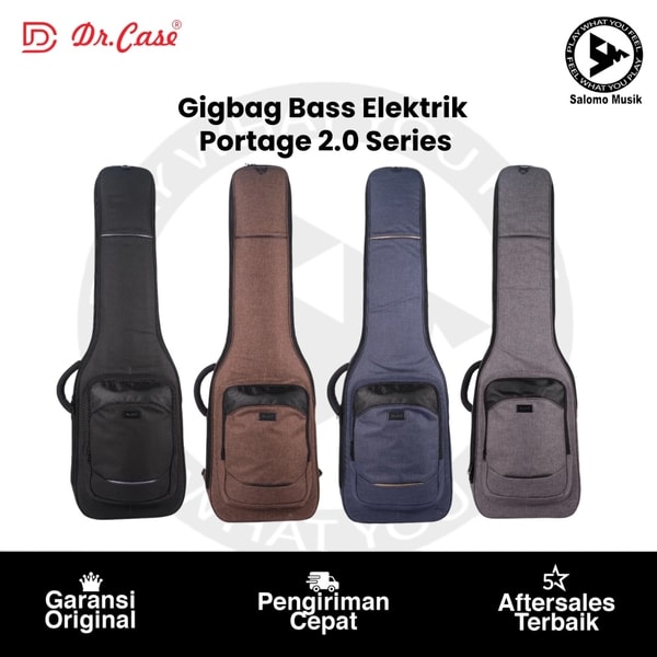 Gigbag Bass Elektrik Dr. Case Portage 2.0 Series Varian Warna Original
