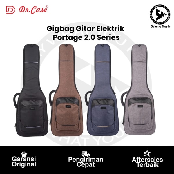 Gigbag Gitar Elektrik Dr. Case Portage 2.0 Series Varian Warna Original