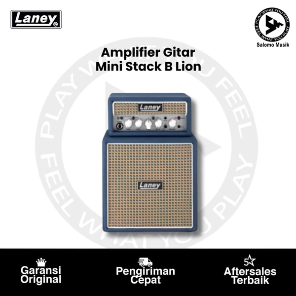 Amplifier Gitar Laney MINISTACK-B-LION Bluetooth Battery Powered Guitar Amp with Smartphone Interface