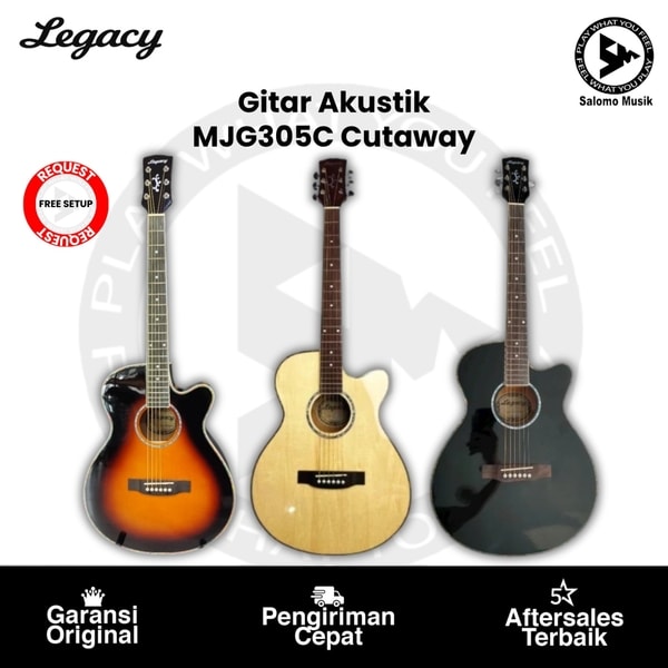 Gitar Akustik Legacy MJG305C Cutaway Varian Warna