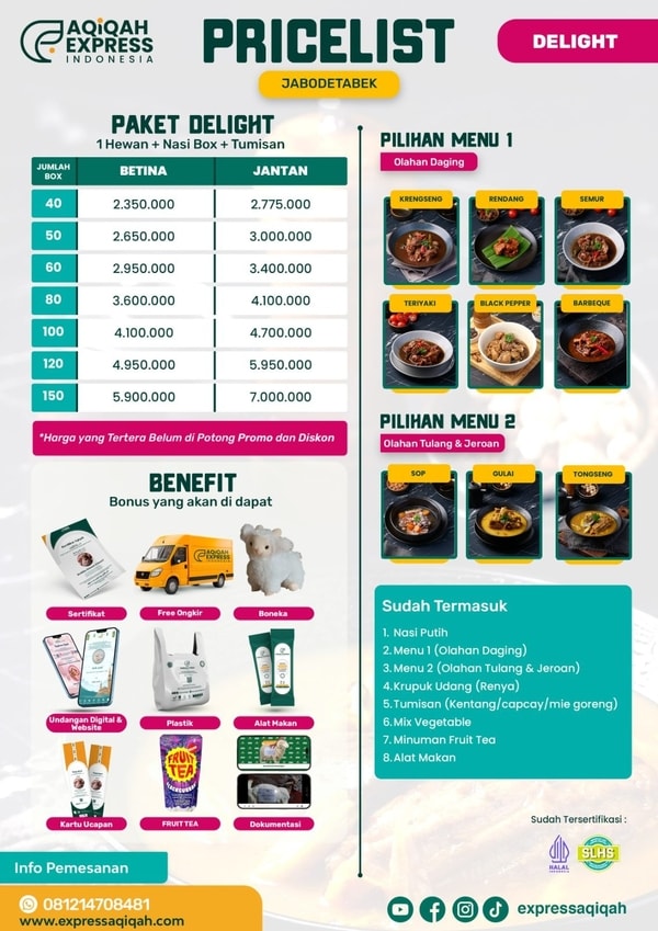 Solusi Cerdas Orang Tua: Panduan Memilih Harga Paket Aqiqah Terjangkau dengan Kualitas Sultan bersama Aqiqah Express