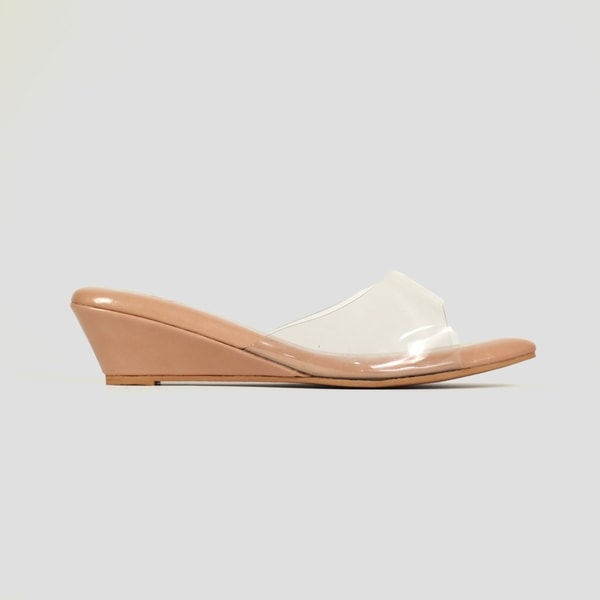 Sandal Wedges Wanita Helga Transparan