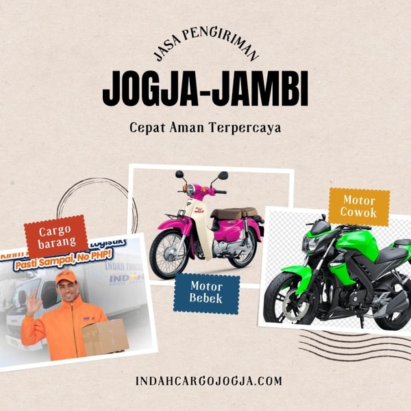 Tarif Kirim Barang Dan Motor Jogja Jambi