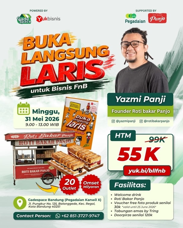 Event Gadespace Buka Langsung Laris bersama Roti Bakar Panjo