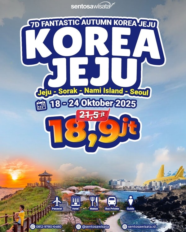 Paket Tour Korea Jeju