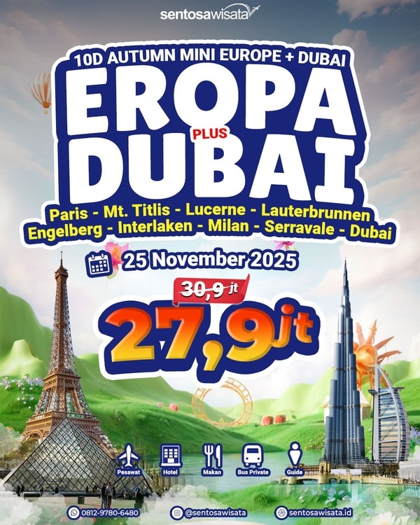 Paket Tour Eropa