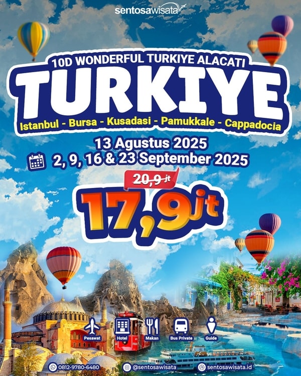 Paket Tour Turki murah 2025