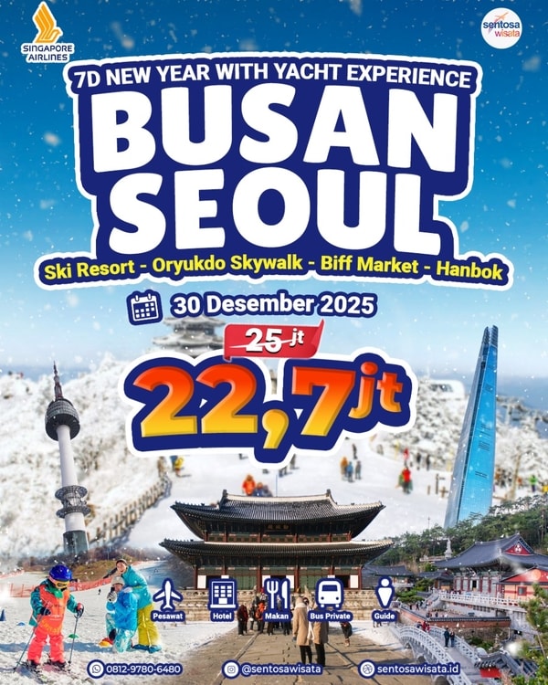 Paket Tour Korea Tahun Baru