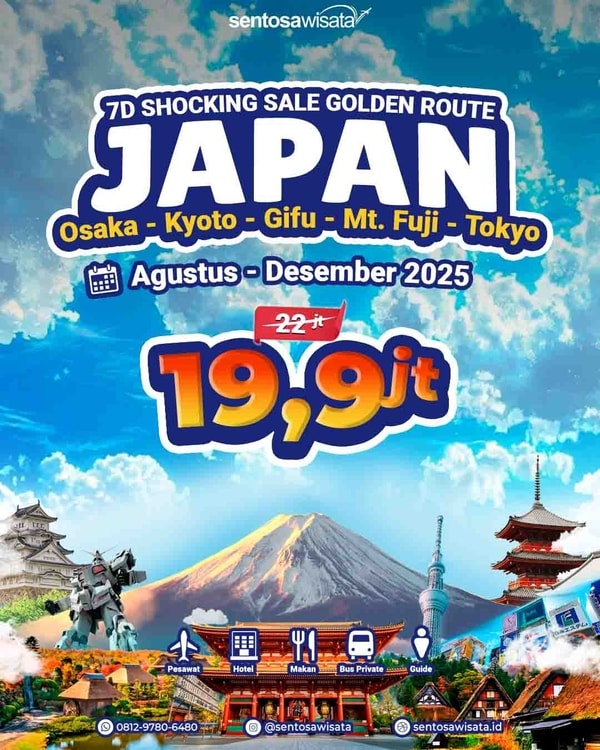 Paket Tour Jepang 2025