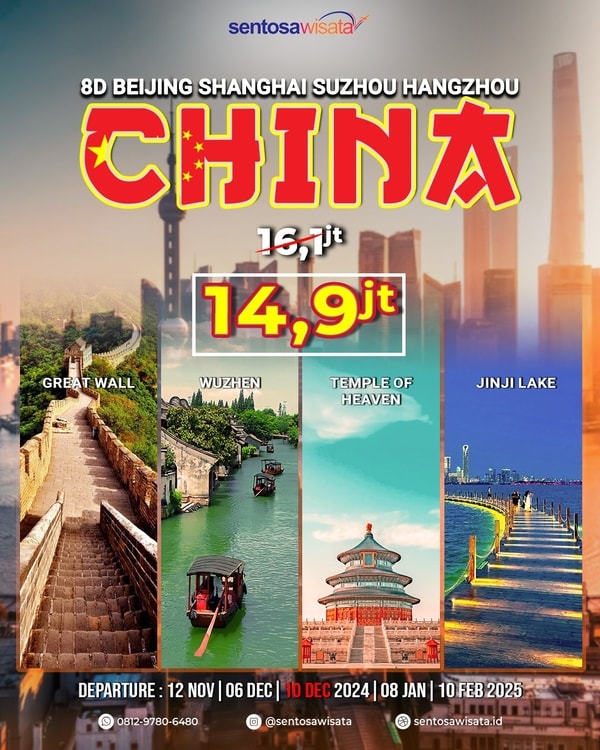 Paket Tour China Beijing Shanghai