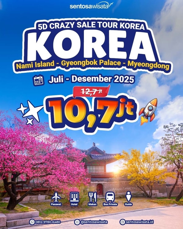 Paket Tour Korea 2025