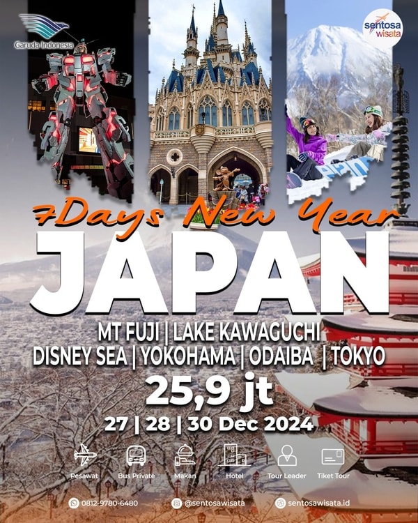 Paket Travel Jepang Tahun Baru