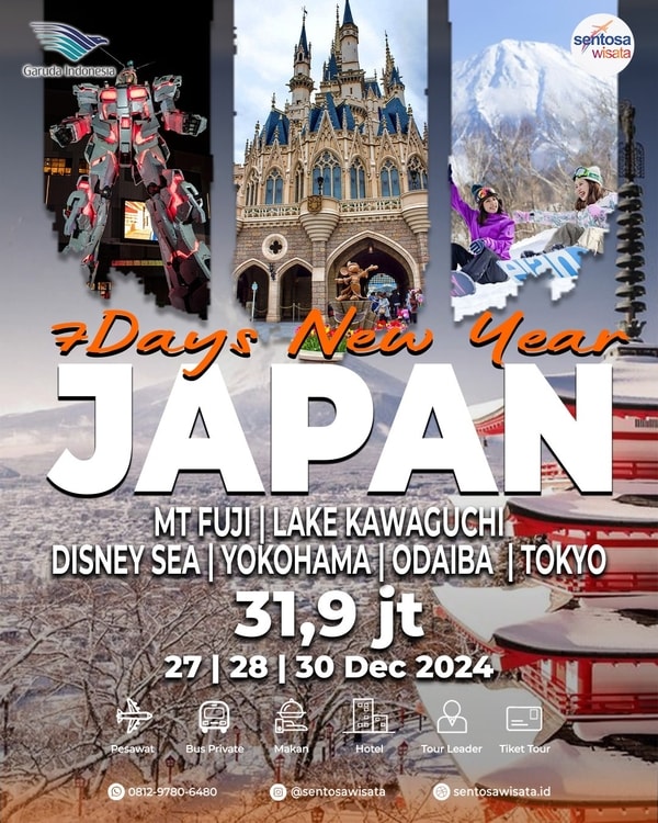 Paket Travel Jepang Yokohama Akhir Tahun