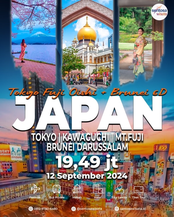 Paket Tour Jepang Oishi + Brunei