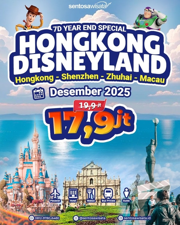 Paket Tour Hongkong Akhir Tahun